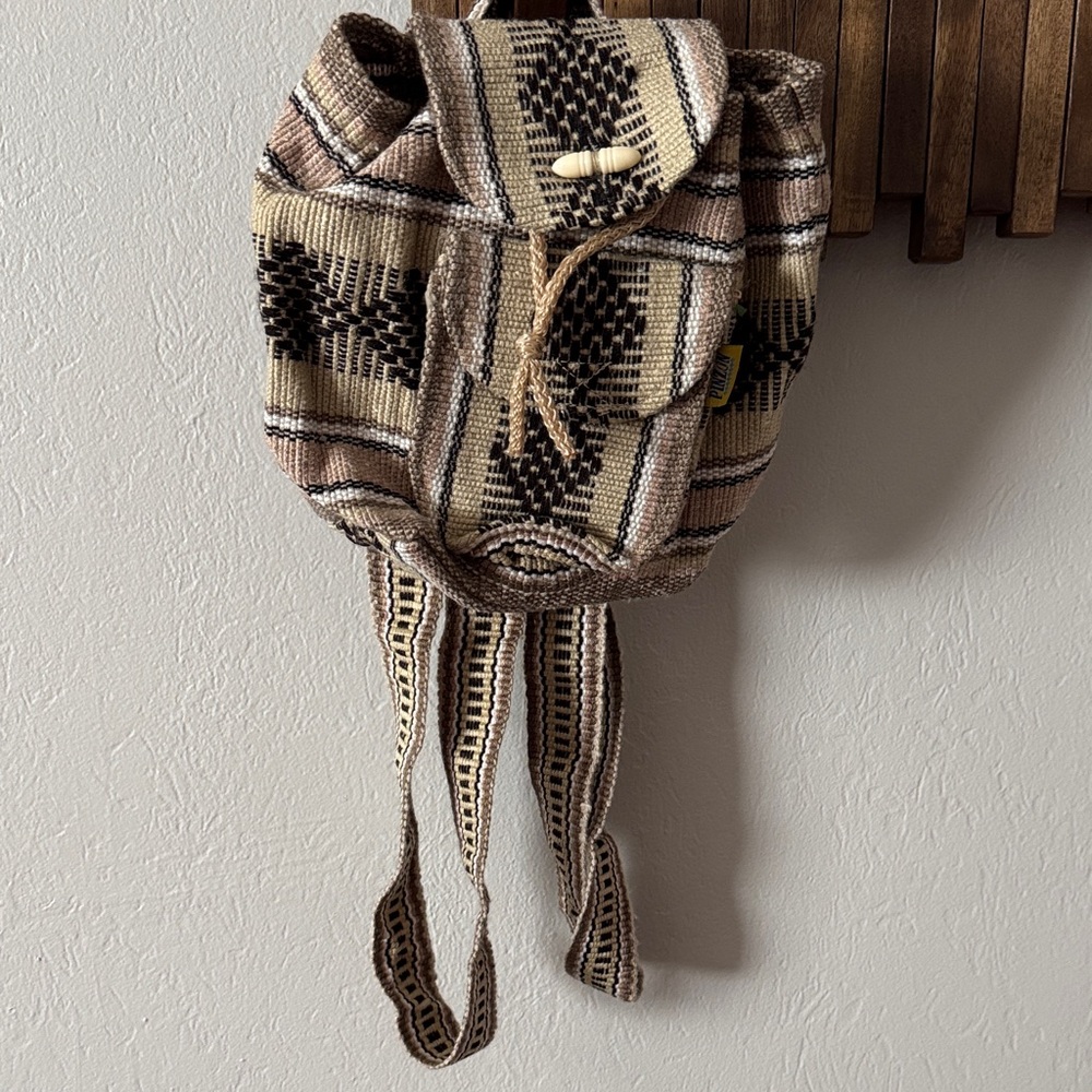 Small Woven Patterned purse/Backpack